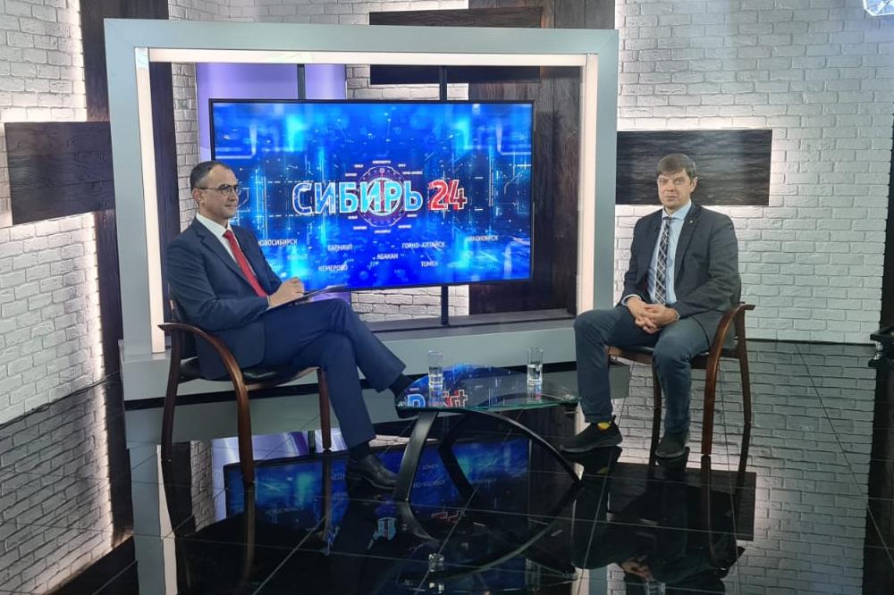 Интервью с директором СФНЦА РАН на канале РОССИЯ 24